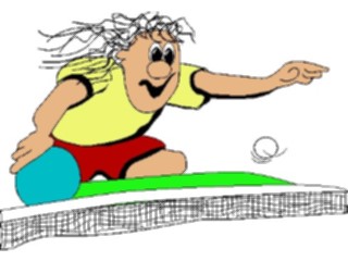 Sticker Custom Preview Image #120578 Sports Cartoons Ping Pong Player12