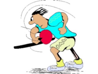 Sticker Custom Preview Image #120582 Sports Cartoons Ping Pong Player16