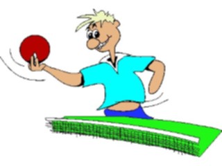 Sticker Custom Preview Image #120586 Sports Cartoons Ping Pong Player20