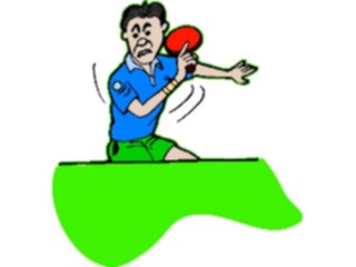 Sticker Custom Preview Image #120589 Sports Cartoons Ping Pong Player23