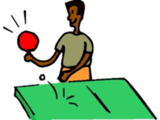 Sticker Custom Preview Image #120591 Sports Cartoons Ping Pong Player25