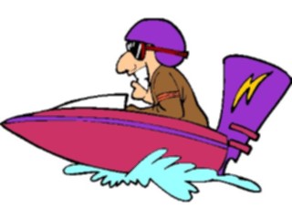 Sticker Custom Preview Image #120611 Sports Cartoons Racing Boat1