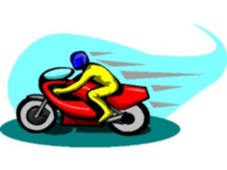 Sticker Custom Preview Image #120618 Sports Cartoons Racing Motorcycle1