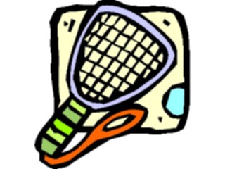 Sticker Custom Preview Image #120631 Sports Cartoons Racquetball Equipment