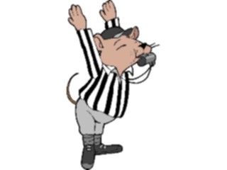 Sticker Custom Preview Image #120646 Sports Cartoons Referee Mouse