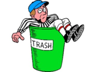 Sticker Custom Preview Image #120648 Sports Cartoons Referee Trashed