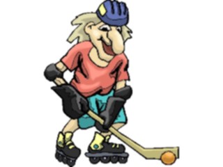 Sticker Custom Preview Image #120653 Sports Cartoons Roller Hockey2