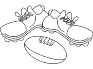 Sticker Custom Preview Image #120657 Sports Cartoons Rugby Equipment