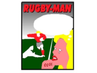 Sticker Custom Preview Image #120658 Sports Cartoons Rugby Man