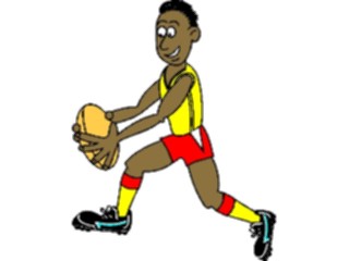 Sticker Custom Preview Image #120659 Sports Cartoons Rugby Player01