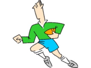 Sticker Custom Preview Image #120660 Sports Cartoons Rugby Player02