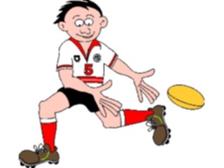 Sticker Custom Preview Image #120661 Sports Cartoons Rugby Player03