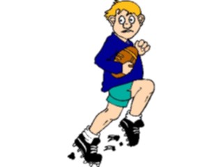 Sticker Custom Preview Image #120662 Sports Cartoons Rugby Player04