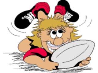 Sticker Custom Preview Image #120666 Sports Cartoons Rugby Player08