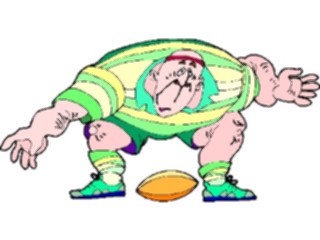 Sticker Custom Preview Image #120674 Sports Cartoons Rugby Player16