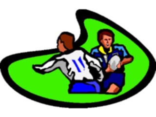 Sticker Custom Preview Image #120678 Sports Cartoons Rugby Players