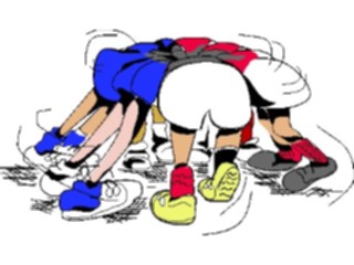 Sticker Custom Preview Image #120679 Sports Cartoons Rugby Scrum1