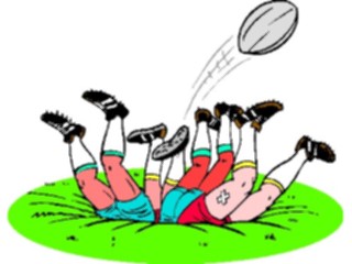 Sticker Custom Preview Image #120680 Sports Cartoons Rugby Scrum2