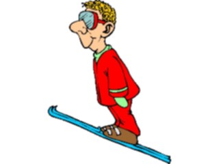 Sticker Custom Preview Image #120691 Sports Cartoons Ski Jump6