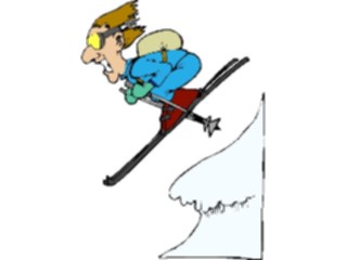 Sticker Custom Preview Image #120692 Sports Cartoons Ski Jump7