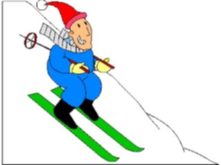 Sticker Custom Preview Image #120694 Sports Cartoons Skier01