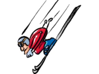 Sticker Custom Preview Image #120698 Sports Cartoons Skier05