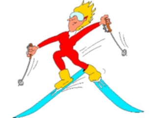 Sticker Custom Preview Image #120699 Sports Cartoons Skier06