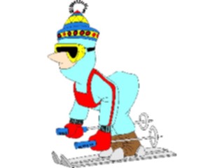 Sticker Custom Preview Image #120703 Sports Cartoons Skier10