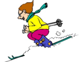 Sticker Custom Preview Image #120708 Sports Cartoons Skier15