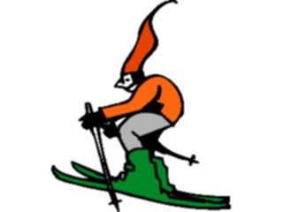 Sticker Custom Preview Image #120710 Sports Cartoons Skier17