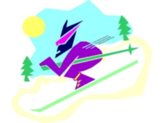 Sticker Custom Preview Image #120715 Sports Cartoons Skier22