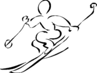 Sticker Custom Preview Image #120720 Sports Cartoons Skier27