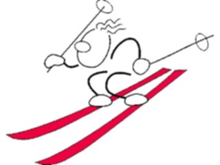 Sticker Custom Preview Image #120721 Sports Cartoons Skier28