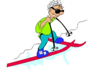 Sticker Custom Preview Image #120723 Sports Cartoons Skier30