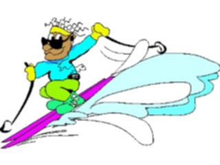 Sticker Custom Preview Image #120726 Sports Cartoons Skier33