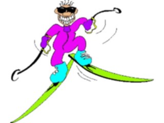 Sticker Custom Preview Image #120729 Sports Cartoons Skier36