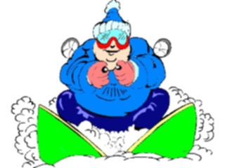 Sticker Custom Preview Image #120732 Sports Cartoons Skier39