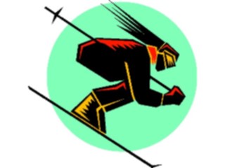 Sticker Custom Preview Image #120735 Sports Cartoons Skier42