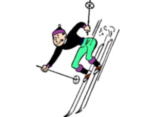 Sticker Custom Preview Image #120737 Sports Cartoons Skier44