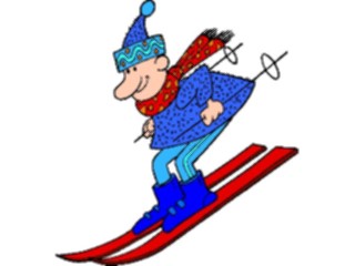 Sticker Custom Preview Image #120739 Sports Cartoons Skier46