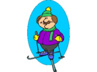 Sticker Custom Preview Image #120740 Sports Cartoons Skier47