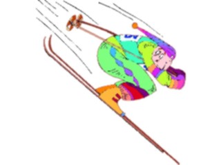 Sticker Custom Preview Image #120743 Sports Cartoons Skier50