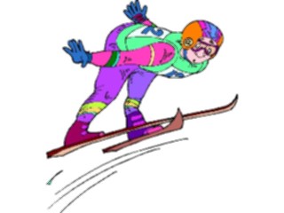 Sticker Custom Preview Image #120745 Sports Cartoons Skier52