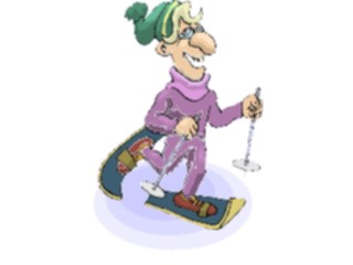 Sticker Custom Preview Image #120748 Sports Cartoons Skier55