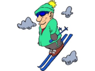 Sticker Custom Preview Image #120751 Sports Cartoons Skier58