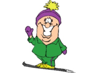 Sticker Custom Preview Image #120752 Sports Cartoons Skier59