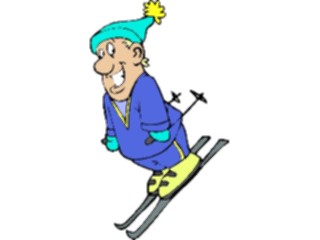 Sticker Custom Preview Image #120754 Sports Cartoons Skier61