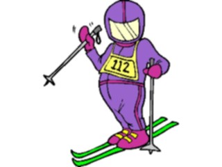 Sticker Custom Preview Image #120755 Sports Cartoons Skier62