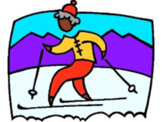 Sticker Custom Preview Image #120768 Sports Cartoons Skier75