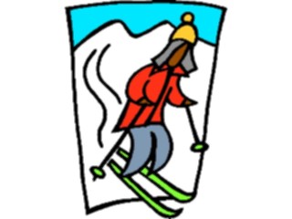 Sticker Custom Preview Image #120769 Sports Cartoons Skier76